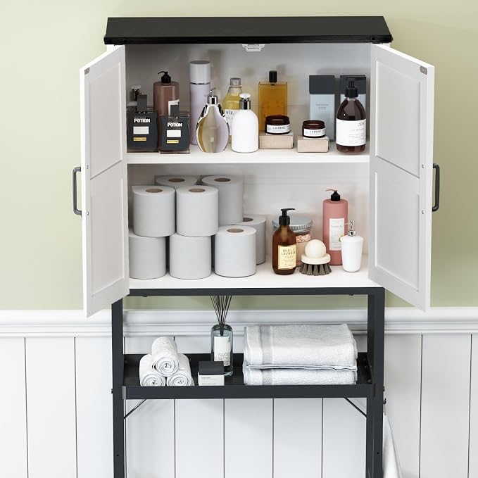 Over The Toilet Storage Cabinet, Bathroom Above Toilet Cabinet Organizer - Image 7
