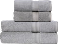 Christy Supreme Hygro 4 Piece Towel Set | Silver | 100% Luxury Supima Cotton | by Christy