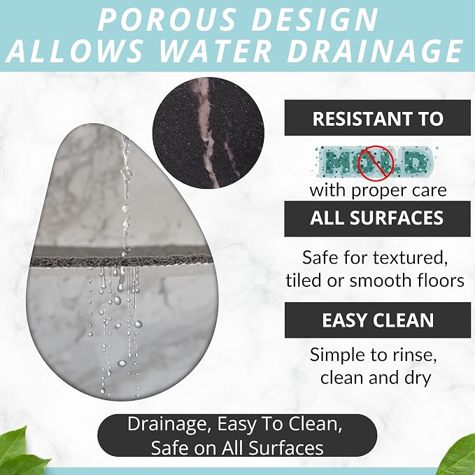 ENKOSI Loofah Non-Slip Shower and Bath Mat - Image 4