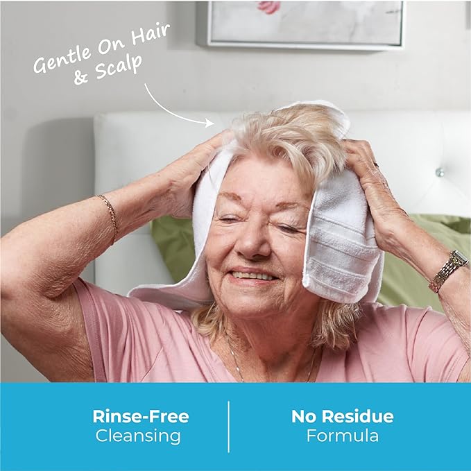 Scrubzz Shampoo Cap No Rinse for Elderly and Bedridden Patients, Rinse Free - Image 4