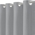 Inhousolu No Hook Waffle Weave Shower Curtain by INHOUSOLUHOMEDECOR