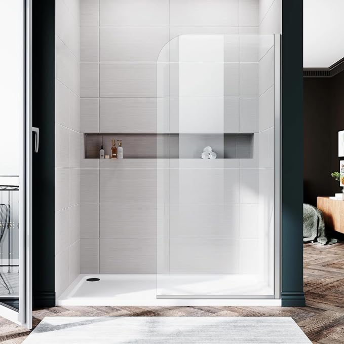 Glass Shower Door Screen, Simple Single Panel - Image 4