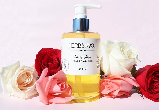 Honey Glaze Massage Oil, 8.5 oz | Body Oil - Image 3