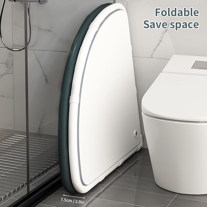 Foldable Bathtub for Adults, 28.8" Fan-Shaped Portable tub, Large Collapsible - Image 6