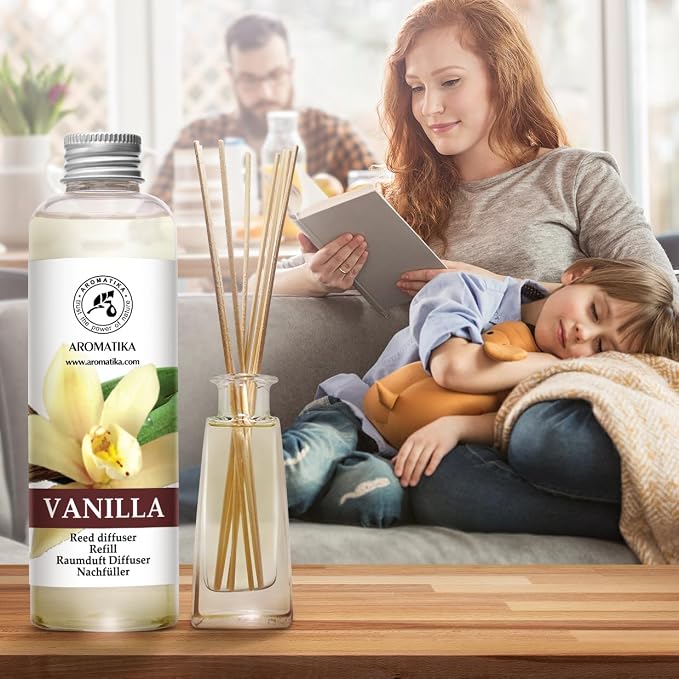 Vanilla Diffuser Refill w/Natural Essential Vanilla Oil 6.8 Fl Oz - Image 5