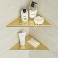 Neodrain 10 Inch Golden Corner Shower Shelves, 304 Stainless Steel Shower by Neodrain