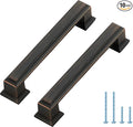Ravinte Hardware 10 Pack Oil Rubbed Bronze Cabinet Pulls, 3-3/4 Inch Hole by RavinteHardware
