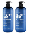 Tea Tree Body Wash with Mint & Shower Gel with Vitamin E by AnatoliaDaphne