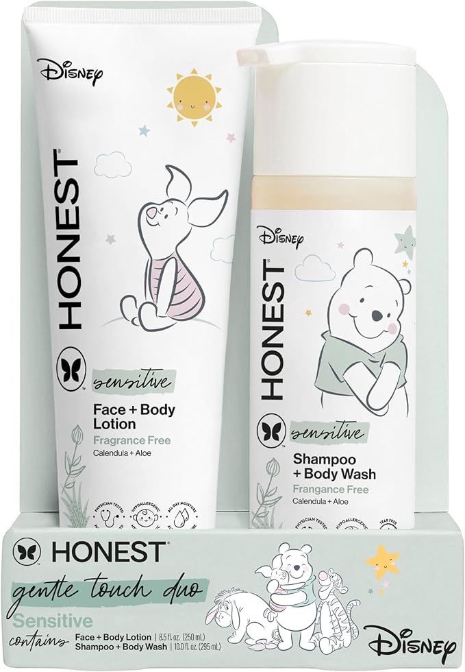 The Honest Company 2-in-1 Cleansing Shampoo + Body Wash and Face + Body Lotion by TheHonestCompany