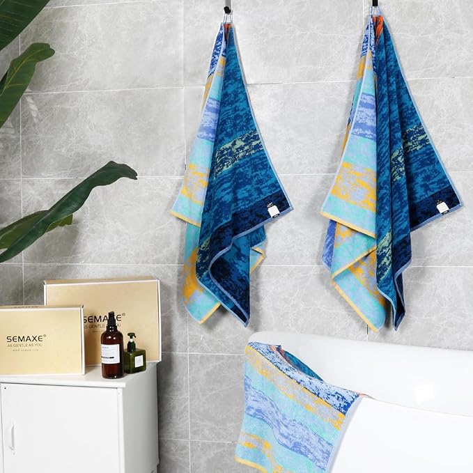 SEMAXE 18-Pack Bath Towel Set Include 6 Bath Towels, 6 Hand Towels, 6 Wash - Image 6
