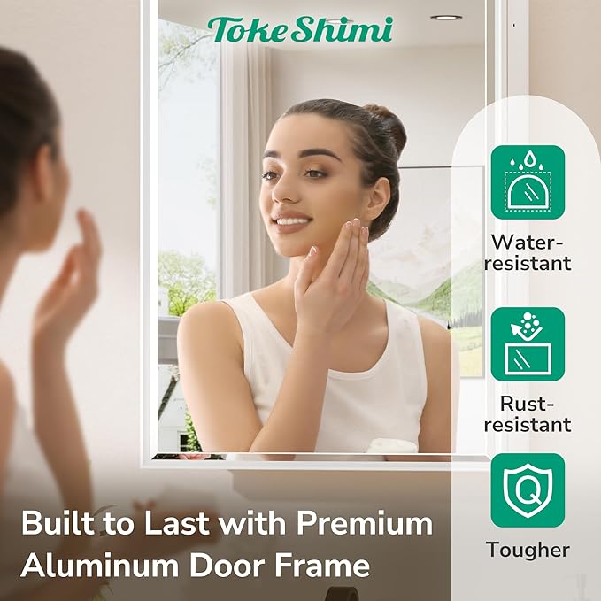TokeShimi 24x30 Recessed Medicine Cabinet - Image 4