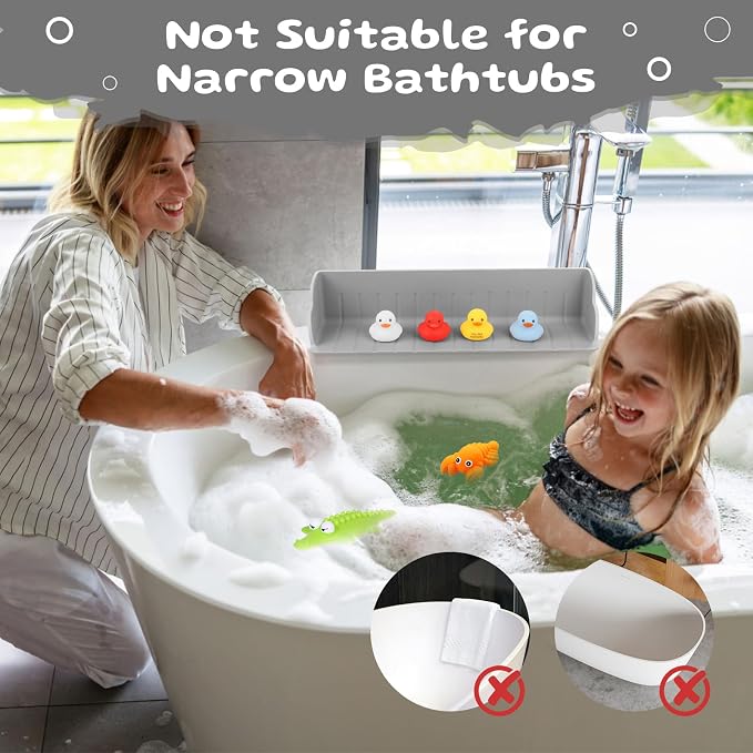 Bath Tub Splash Guard Shelf for Kids - Image 8