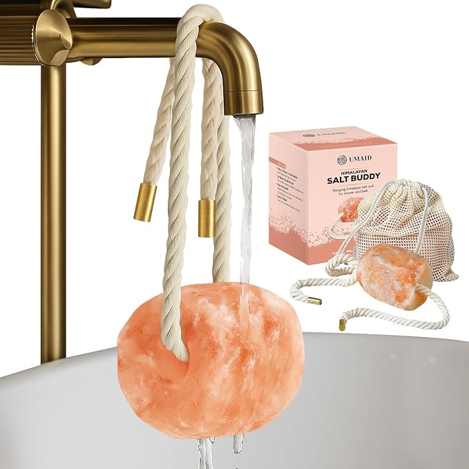 UMAID Himalayan Bath Salt Buddy™ 2 lb Hanging Himalayan Rock Salt by UMAID