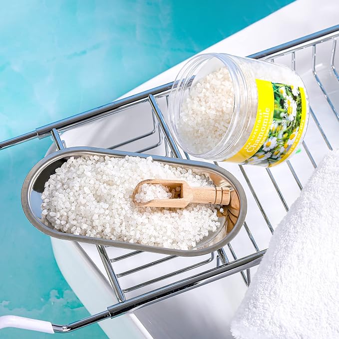 spa luxetique Bath Salts, Bath Bombs, Wooden Scoop, Epsom Salt - Image 6