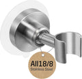 KES Shower Head Holder Wall Mount, 18/8 Stainless Steel Adjustable Handheld by KES