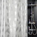 Plastic Shower Curtain Liner, Waterproof Printed PEVA Shower Curtain by TRIMENGO