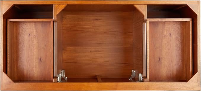 Signature Hardware 953363-48-UM-8 Novak 48" Freestanding Teak Single Basin - Image 8
