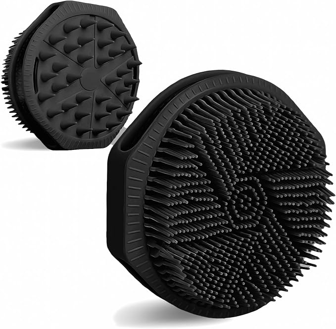 OTHIX Dual-Sided Silicone Body Scrubber, 2-in-1 Silicone Loofah by OTHIX