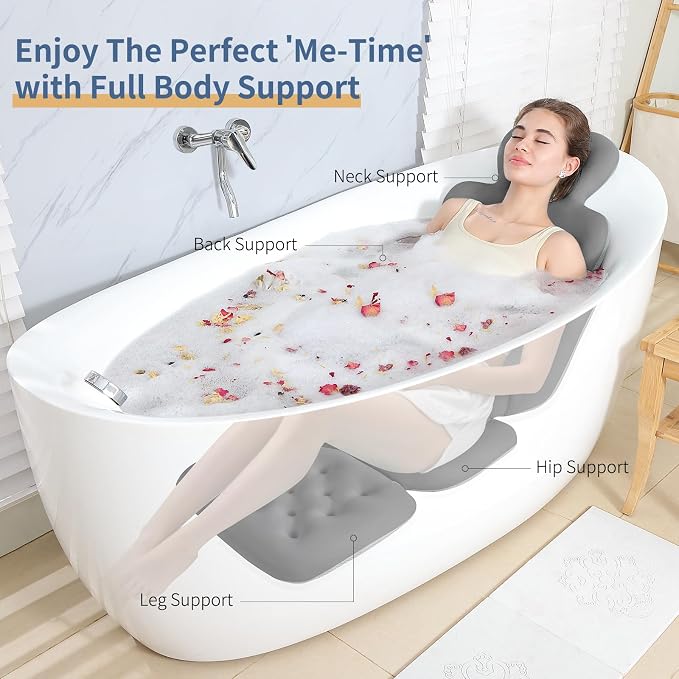Bath Cushion, Full Body Bathtub Pillow - Image 3