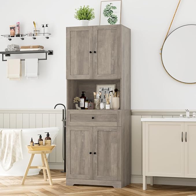 Tall Bathroom Storage Cabinets - Image 7
