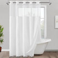 ROSERY No Hook Shower Curtain by ROSERY