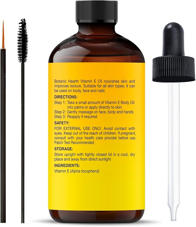 Botanic Hearth Vitamin E Oil | 100% Pure and Natural Oil - Image 9