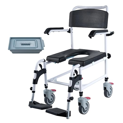 VEVOR Shower Commode Wheelchair - Image 9