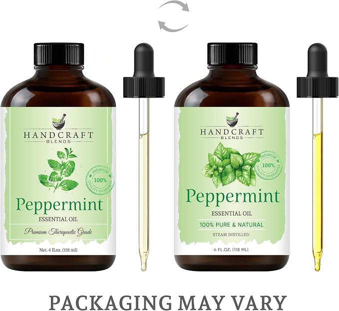 Handcraft Blends Peppermint Essential Oil – Huge 4 Fl Oz – 100% Pure and - Image 2