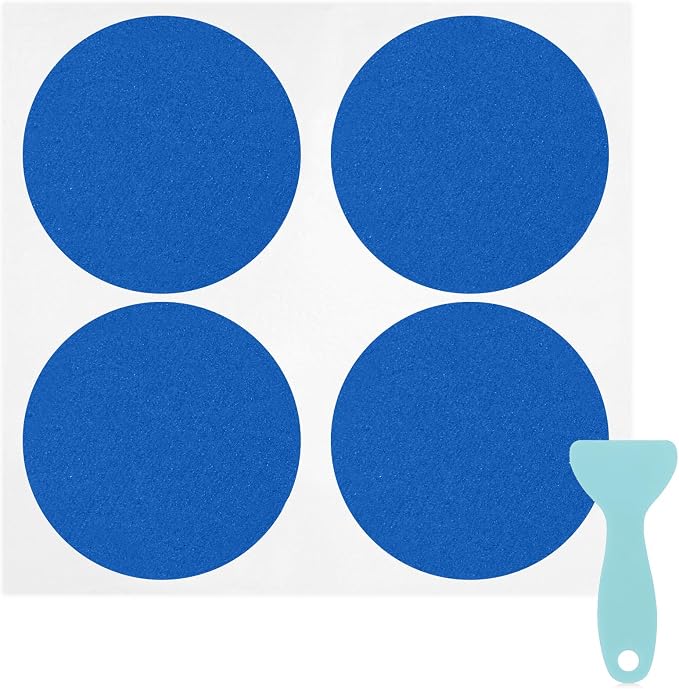 S&X 24 Pcs Non Slip Shower Stickers, High Traction Bathtub Dots, Durable Grit by SXProducts
