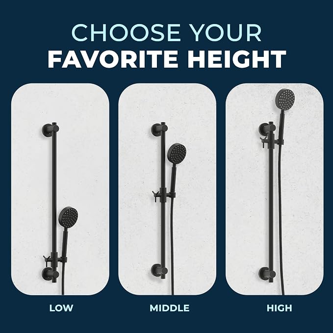 HammerHead Showers® Solid Metal 27.5 Inch Shower Slide Bar - Image 4