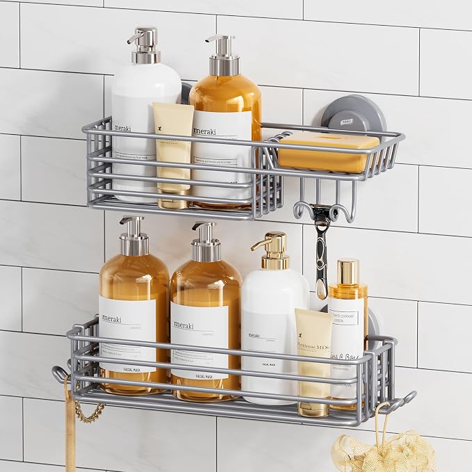 TAILI Shower Caddy Suction Cup 2 Pack by TAILI