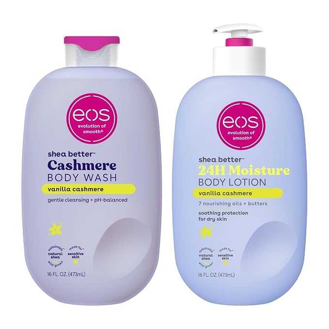 eos Shea Better Body Lotion + Body Wash, Vanilla Cashmere by eosproducts