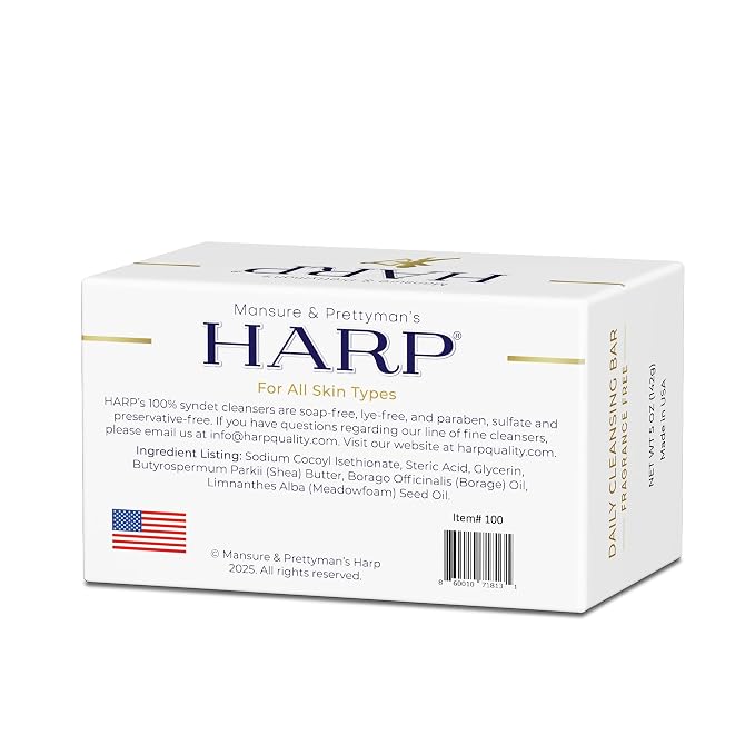 HARP pH-Balanced Body Wash Bar. 100% Syndet. Protects Moisture Barrier - Image 9