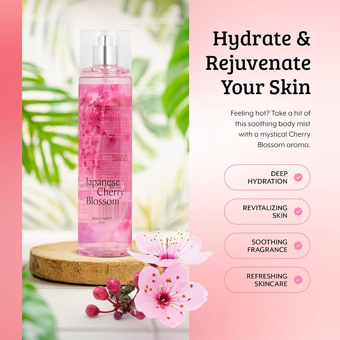 Freida & Joe Japanese Cherry Blossom Body Mist: A Luxurious 8 oz Gift - Image 3