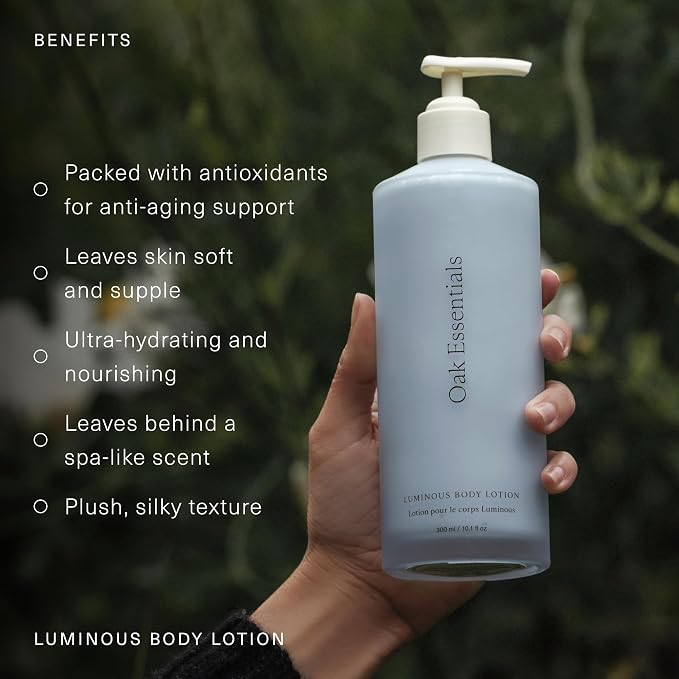Oak Essentials Luminous Body Lotion | Hydrating Blue Tansy Body Cream - Image 3