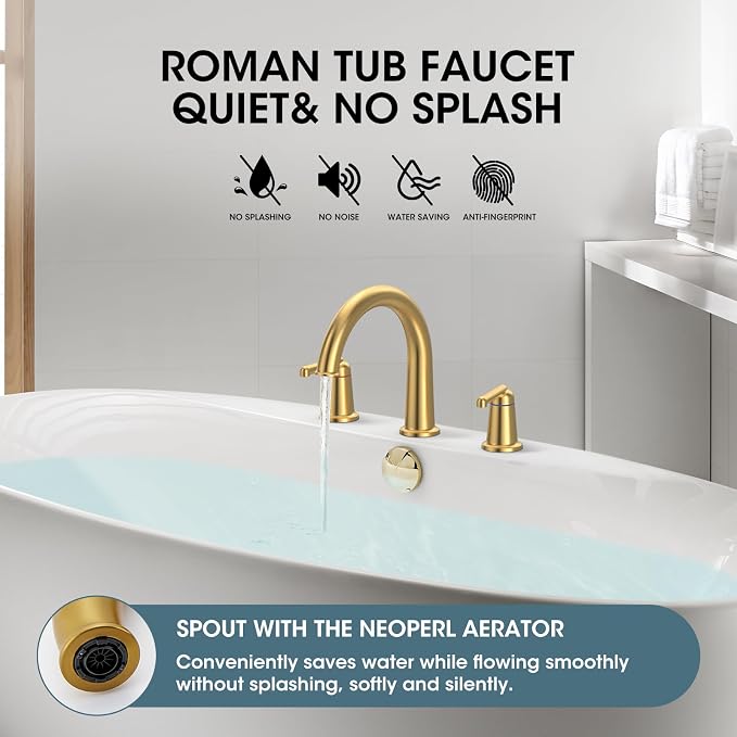 High Flow Roman Tub Faucet - Image 3