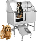 Towallmark 50" Dog Grooming Bathing Station, Professional Stainless Steel Pet by Towallmark