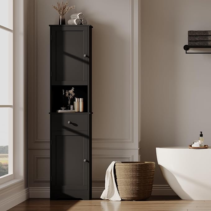 Tall Bathroom Cabinet, Storage Cabinet - Image 2