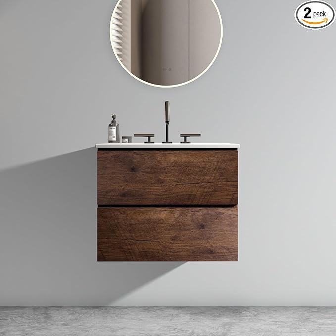 Wall Mounted Floating Bathroom Vanity by BLUHOUZZ
