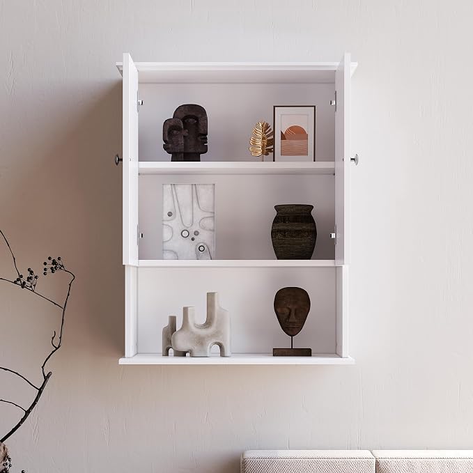 Medicine Cabinet, Over The Toilet Storage Cabinet, 24x30 Inch Wall Mount - Image 9