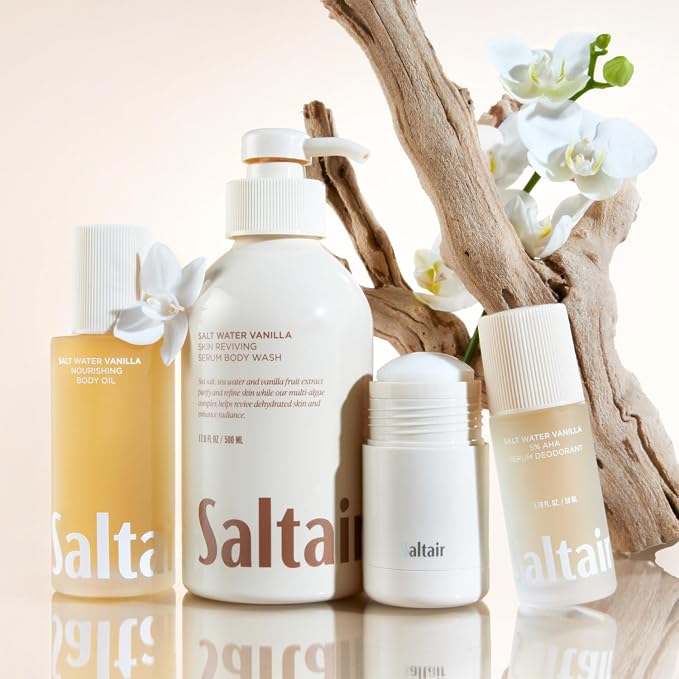 Saltair Body Wash, Salt Water Vanilla 2-Pack. Moisturizing Body Cleanser - Image 6