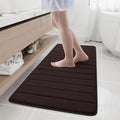 Buganda Memory Foam Bath Mat, Ultra Soft and Non-Slip Bathroom Rugs, Water by Buganda
