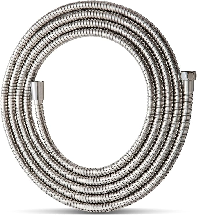 OFFO Shower Hose, 158 in Kink Free Stainless Steel Shower Hose Attachment by OFFO