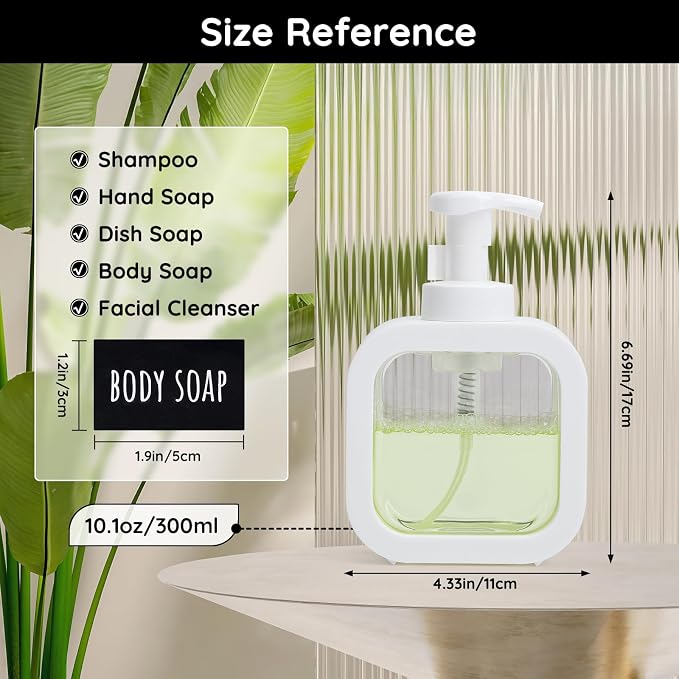 Segbeauty 10.1oz Foam Dish Soap Dispenser - Image 4