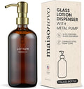 MaisoNovo Soap Dispenser 1-Piece Set | 16.9oz Amber Bottles by MaisoNovo-TheArtofSustainableLiving