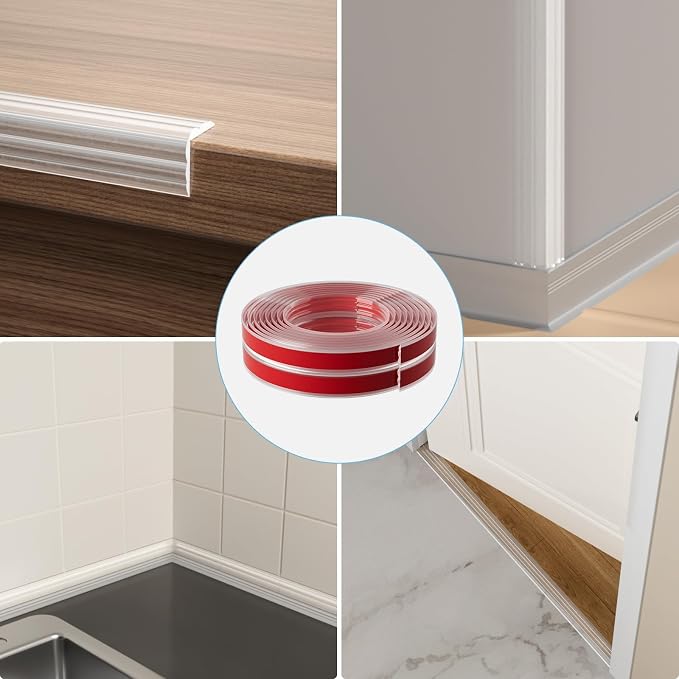 40FT Flexible Wall Corner Protector Moulding Trim, Peel and Stick Inside & - Image 7