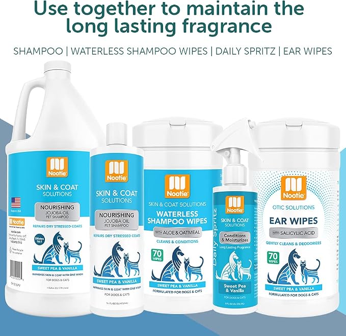 Nootie - Pet Shampoo for Sensitive Skin - Revitalizes Dry Skin & Coat - Natural - Image 7