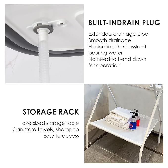Beberoad 2 in 1 Dog Bath Tub Dog Washing Station - Image 8