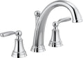 Delta Woodhurst Roman Tub Faucet, Chrome Deck Mount Bathtub Faucet, Chrome T2732 by DeltaFaucet