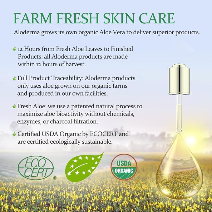 Aloderma Organic Aloe Vera Gel for Body Made within 12 Hours of Harvest - Image 5